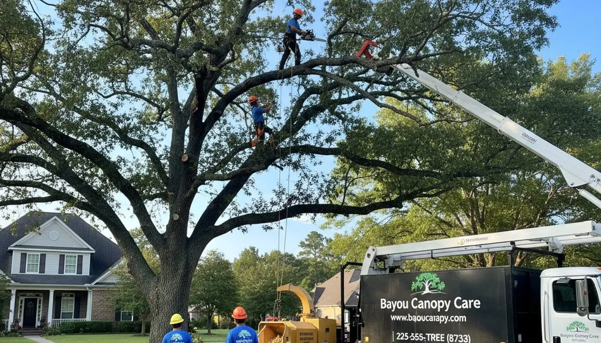 Professional tree removal experts serving Baton Rouge LA homes and commercial properties