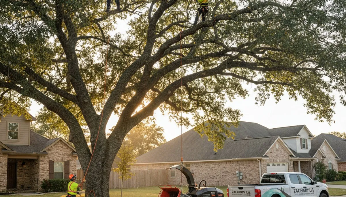 Professional tree removal service in Baton Rouge LA clearing trees safely